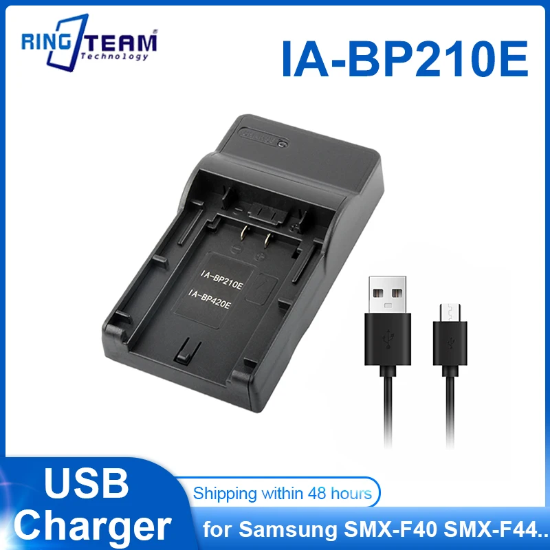 IA-BP210E IA-BP420E Battery USB Charger for Samsung Digital Cameras SMX-F40 SMX-F44 SMX-F50 SMX-F70 SMX-F54 HMX-H200