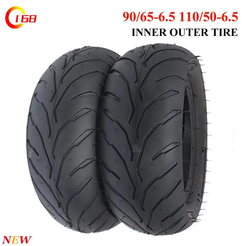 High quality 90/65-6.5 front rear tires 110/50-6.5 inner tube tire bending valve suitable for scooter off-road tires