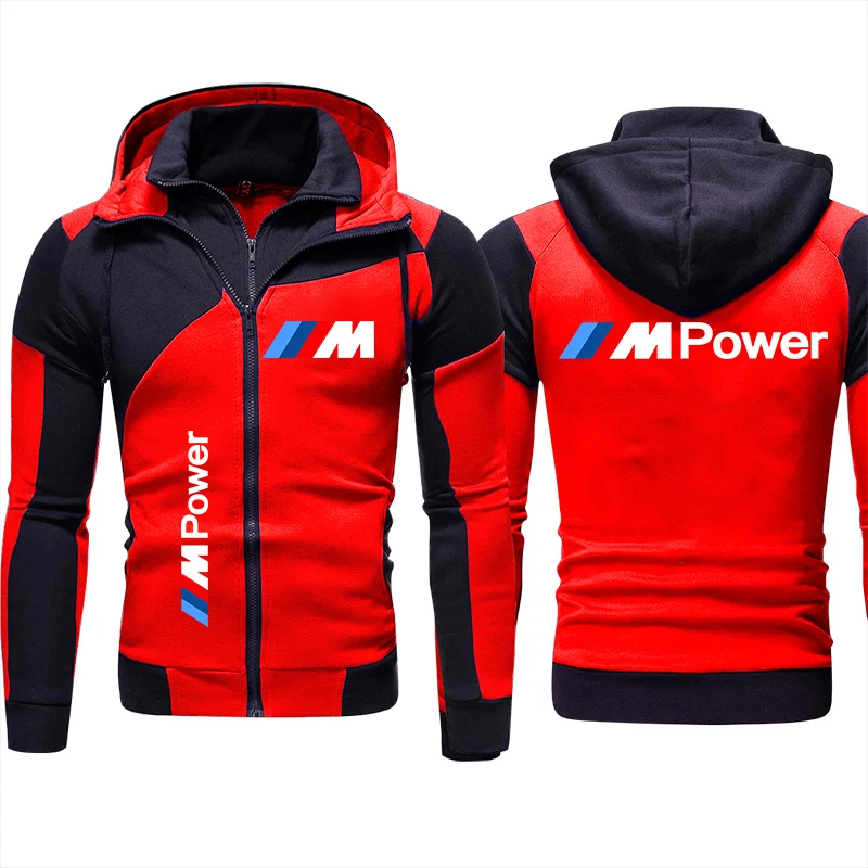 2023 New BMW Hoodie Sweatshirt Motorcycle Jacket Racing Team High Quality Sportswear Zipper Pullover bmw m power clothing jacket