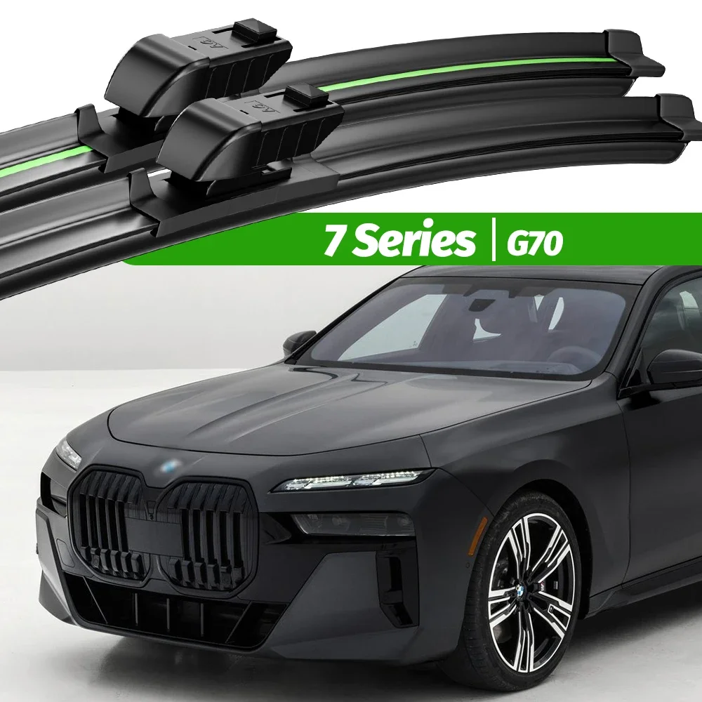 

For BMW 7 Series G70 2022-2023 2pcs Front Windshield Wiper Blades Windscreen Window Accessories