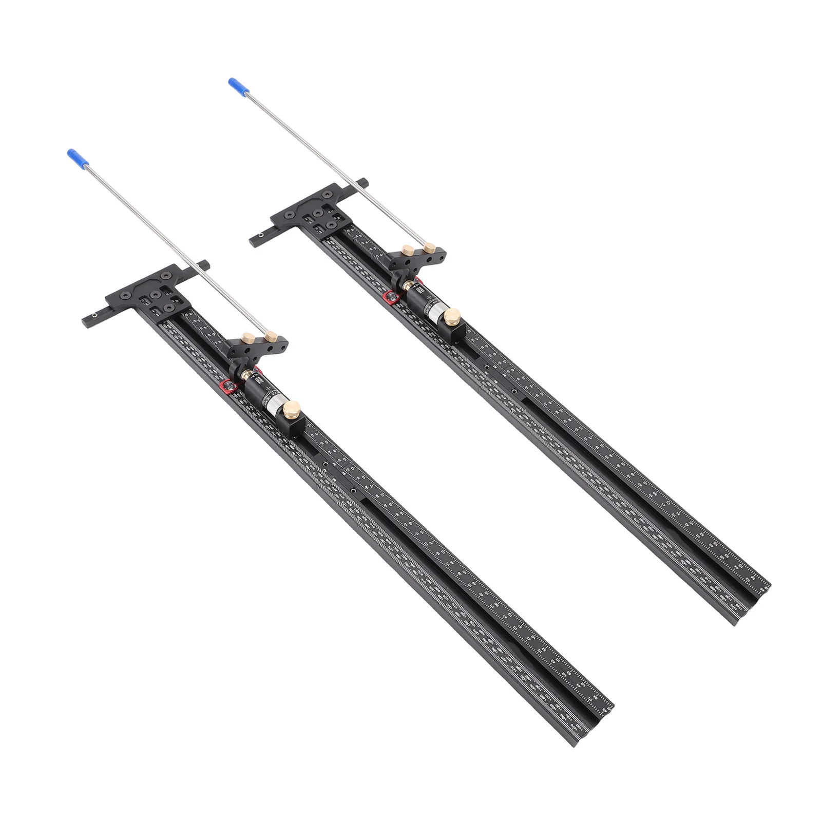 

Набор направляющих для циркулярной пилы Регулируемые ограничители и рельсы Комплект параллельных направляющих для гусеничной пилы Многофункциональная прозрачная шкала для строгальных машин