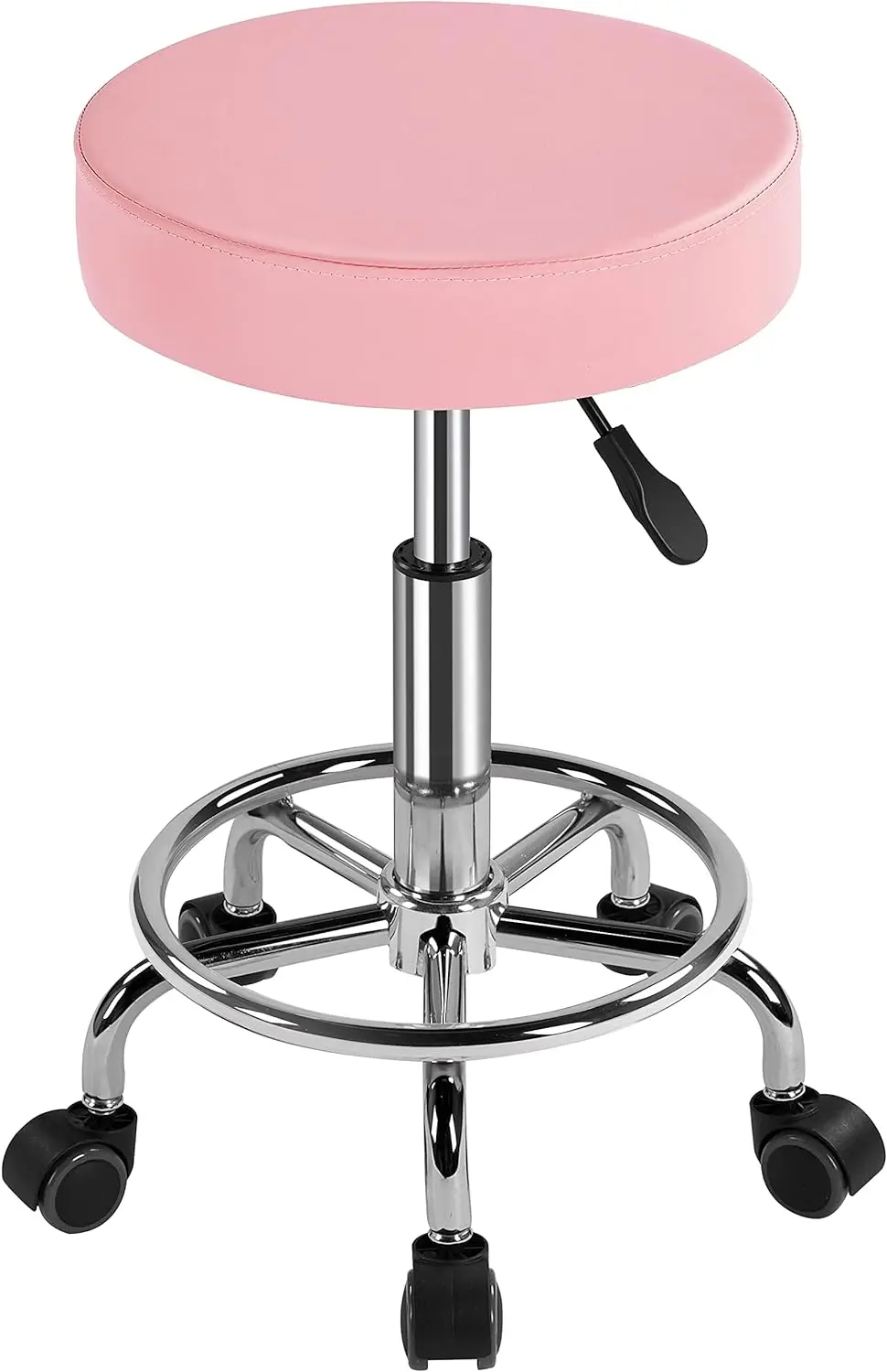 Rolling Swivel Salon Stool Hydraulic Height Adjustable Salon Spa Tattoo Massage Facial Stool Chair with Wheels