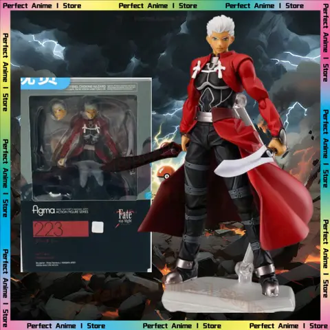 MF FIGMA 223 Fate Red A Archer Shirou Emiya Action Figure Model Collection