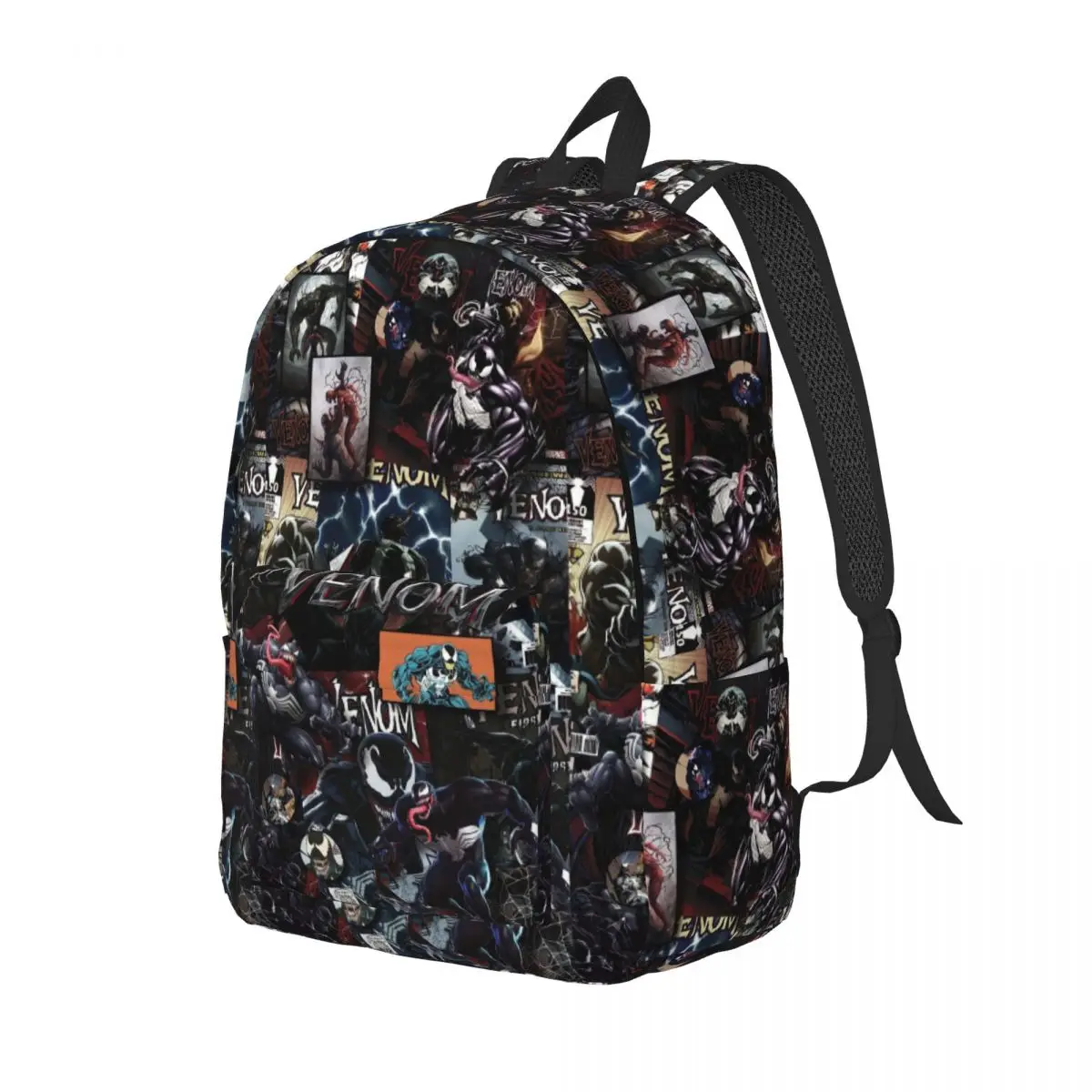 Custom Superhero Venom Laptop Backpack Men Women Casual Bookbag for College School Student Bag