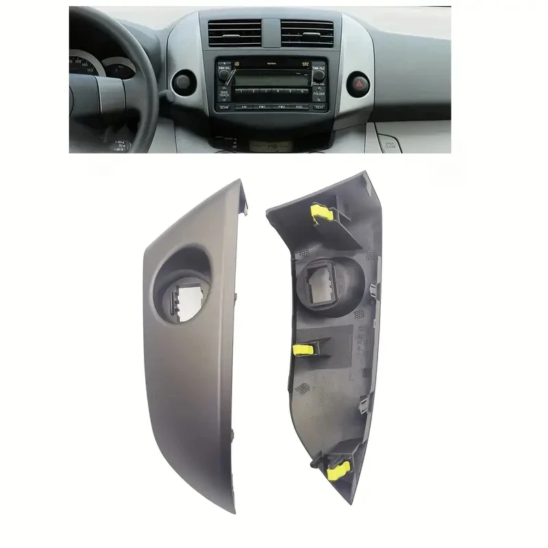 Center Dash Air Vent Radio Bezel Trim 55413-42070 55412-42060 B1 Dashboard Instrument Cluster Panel for RAV4 2006-2012