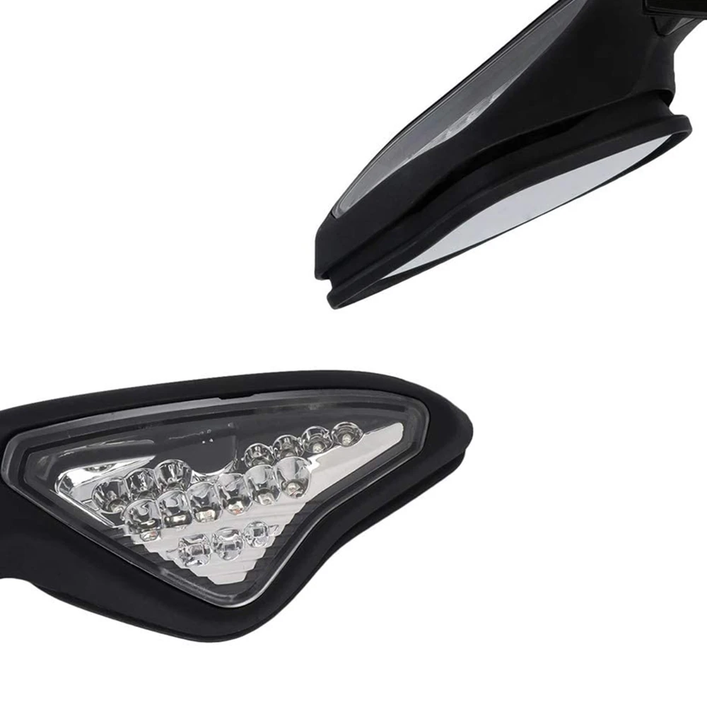 

Discount-Motorcycle Rearview Mirror With Turn Signal LED Mirror For Ducati 848 1098 1098S 1098R 1198 1198S 1198R