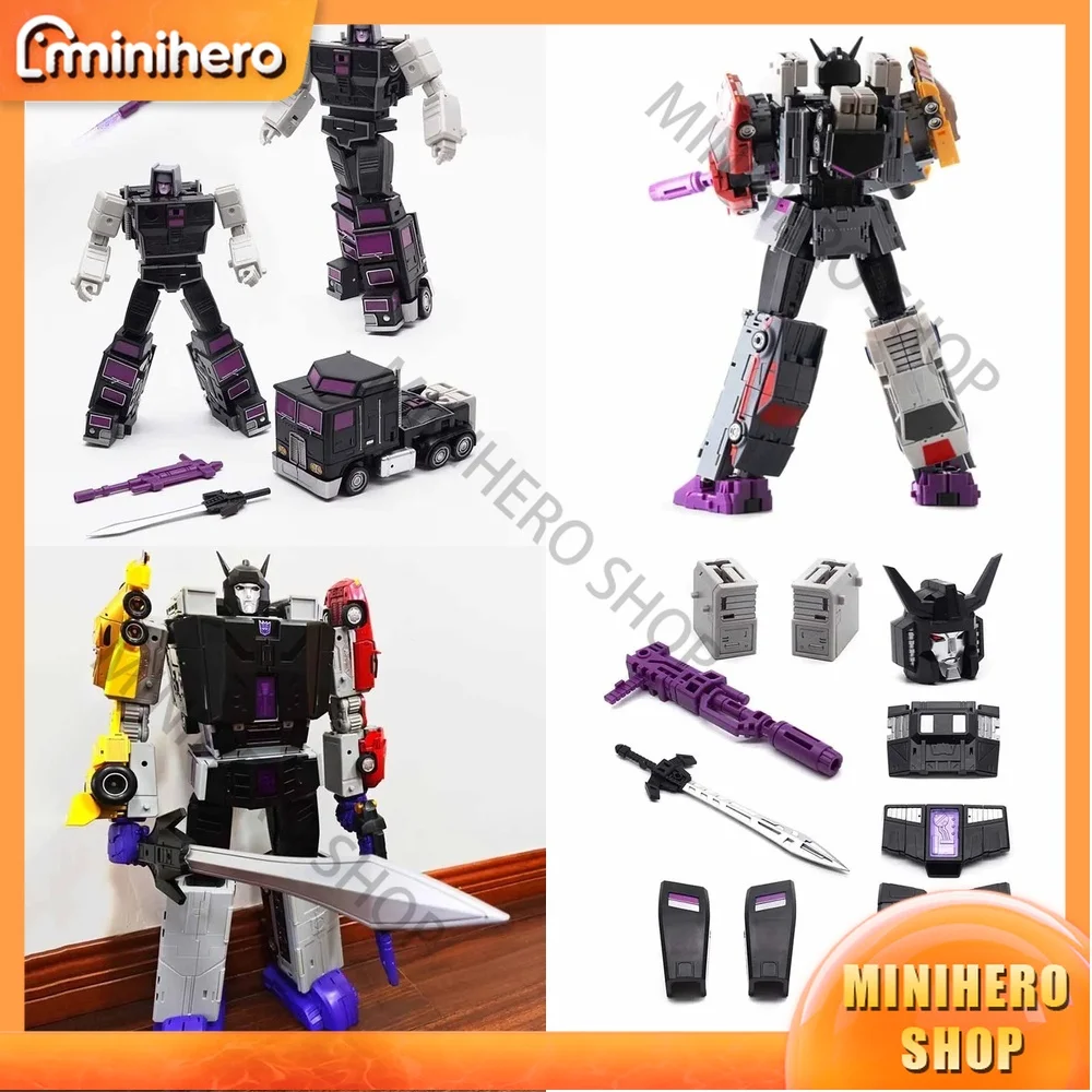 

TIGERWING Robot Toy for Kids – 5-in-1 Transforming Wildrider Motormaster Menasor Disassembled MINI07 MHZ Collection Gift