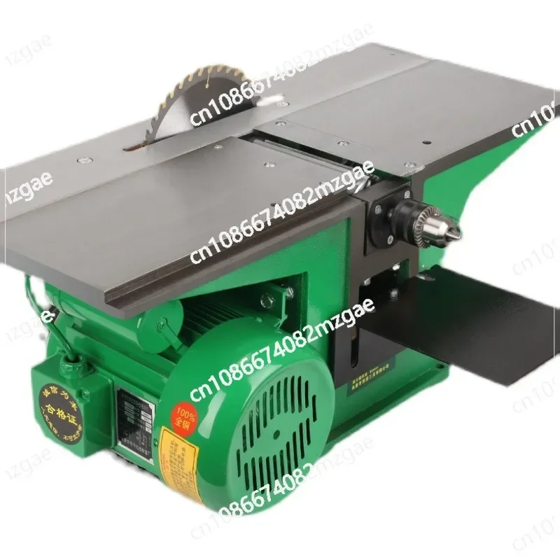 Table Multifunctional Saw Drill Three-in-one Wood Planer Household Desktop Electric Planer Disc Machine