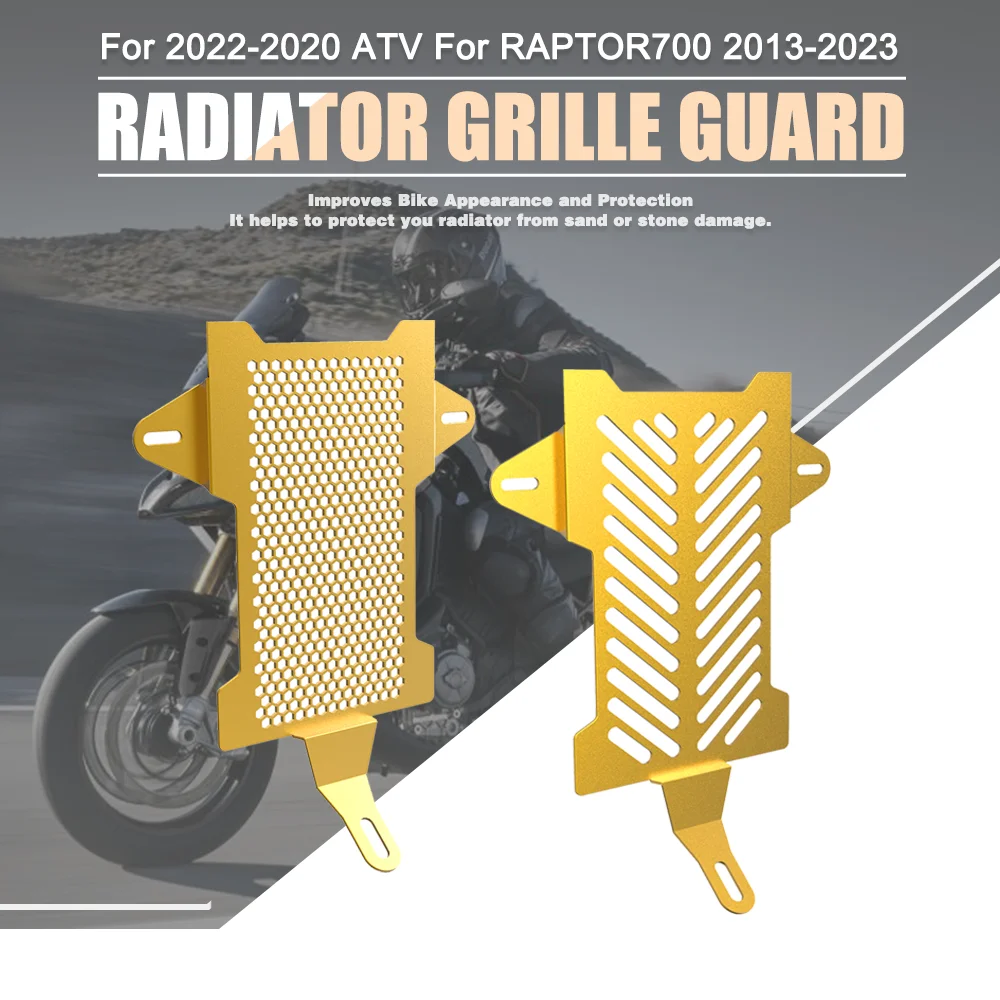 

Motorcycle Radiator Guard Grille Protector Cover Cooler Grill Protective FOR YAMAHA RAPTOR 700 700R SPECIAL EDITION YFM700