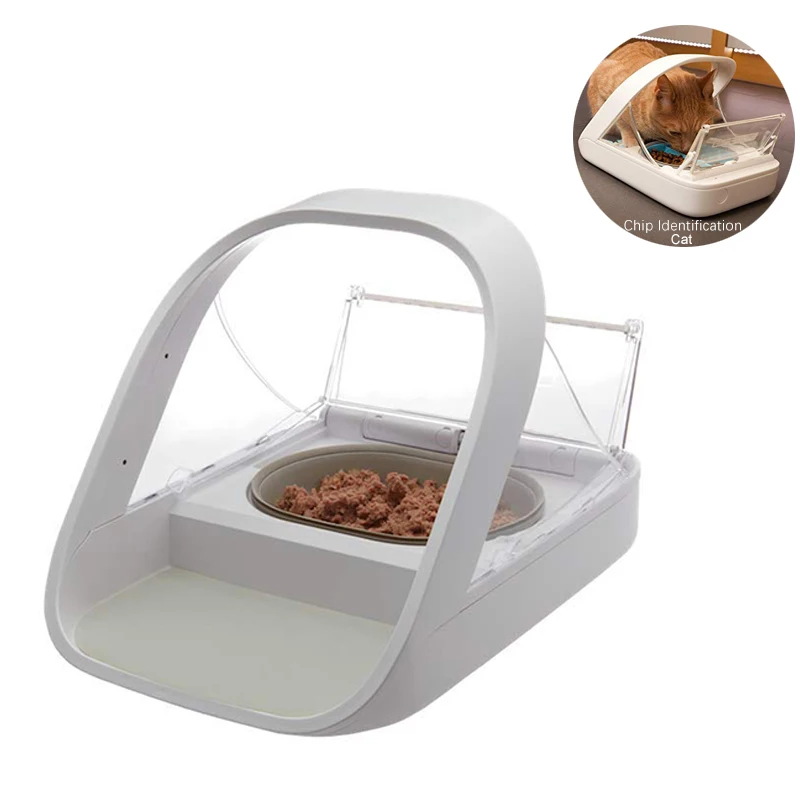 Automatic Pet Feeder  Chip Identification Cat Electronic Pet Feeder Food Fresh Prevent Other Pets from Snatching Food