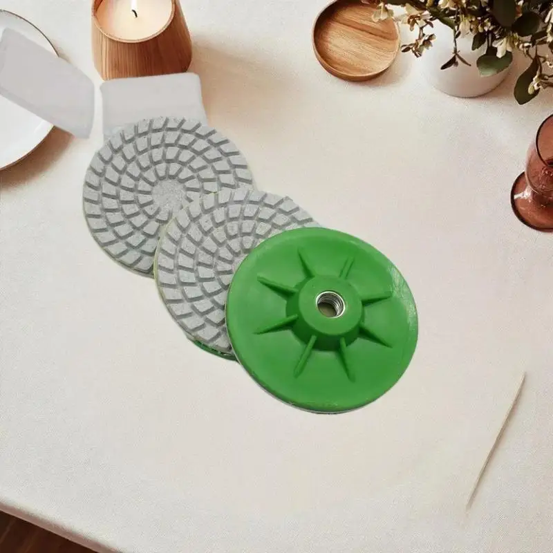 Polishing Disk 80mm for Angle Grinder, Specially Designed for Dry Polishing and Trimming of Ceramic Tiles