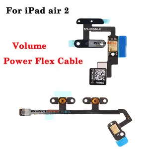 Bilashmart Power On Off Volume Up Down Switch Side Button Key Ribbon Flex Cable iPad 5 6 7 8 9 Air 1 2 A1474 A1475 A1476 A1566 A1567
