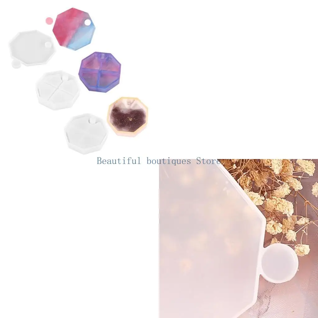 U4LF Storage Box Shape Resin-Molds Silicone-Molds for Epoxy Resin Casting DIY Mold for Storage Box Shaped Toy Making