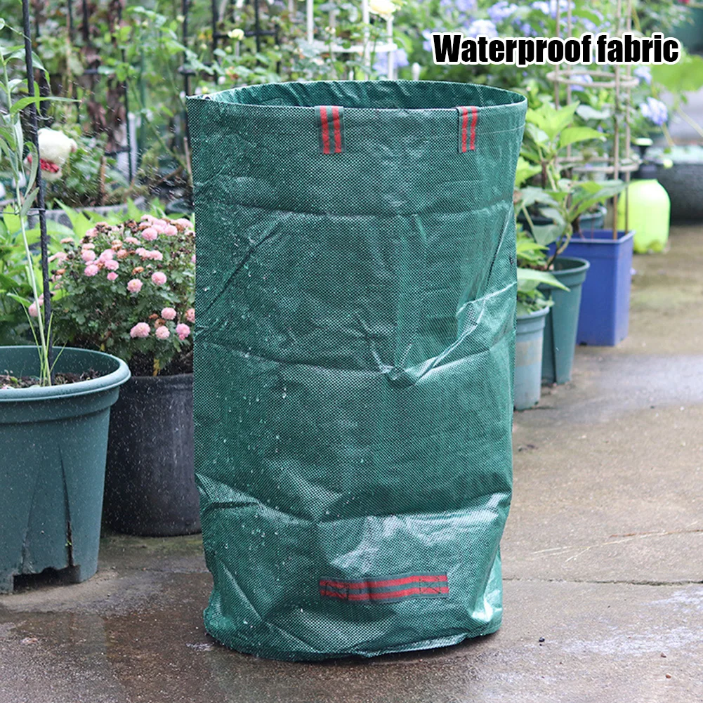 Sacs poubelle de camping grande capacité, sac à linge réutilisable et pliable pour jardin et cour