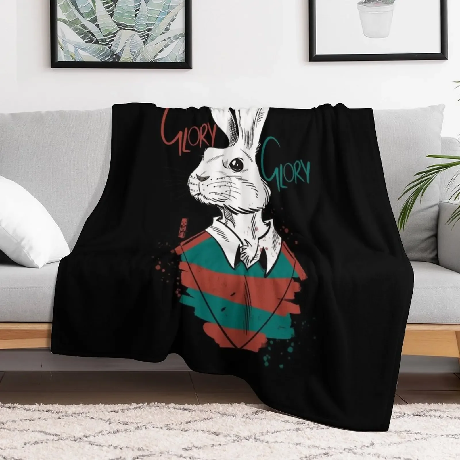 Glory Glory Throw Blanket Durable Warm Blanket for Daily Home Use