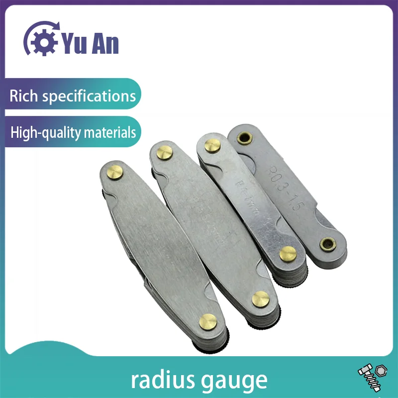 Radius Gauge / Model R Gauge / Radian Gauge 0.3-1.5 R1-7 R7.5-15 R15.5-25 Stainless steel