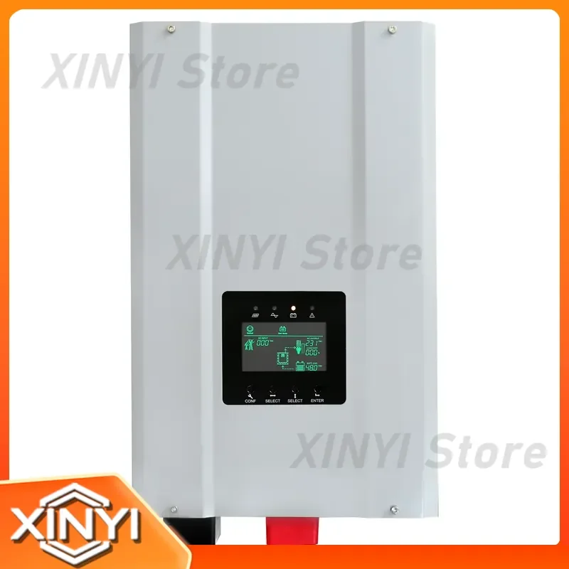 8KW Hybrid Solar Inverter with 60A MPPT Charge Controller for 48VDC Battery Input Output 120/240VAC 110/220VAC Split Phase