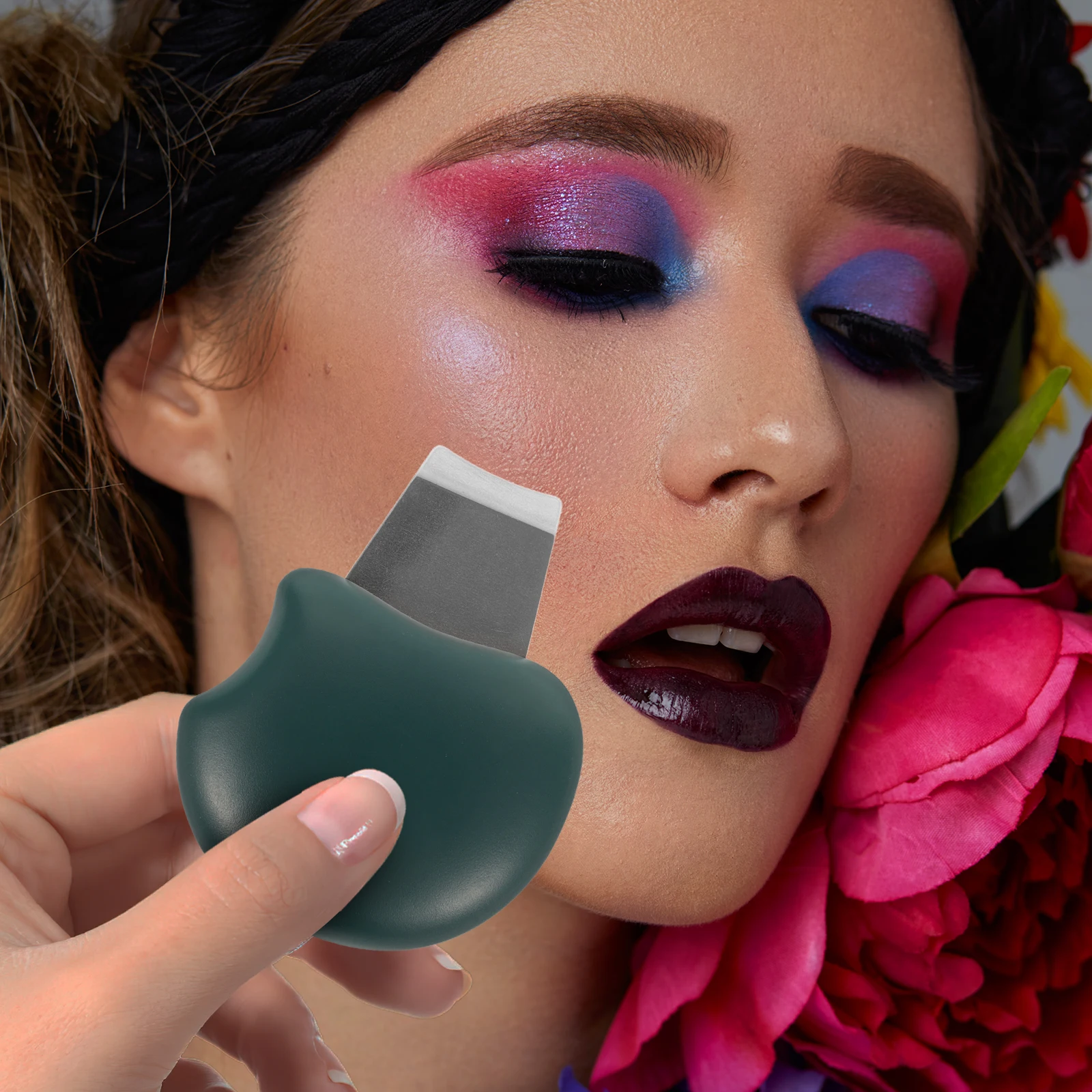 

Stainless Steel Blackhead Scraper Metal Pimple Remover Tool Face Blackhead Extractor Precise Extraction Tool for Facial Skin