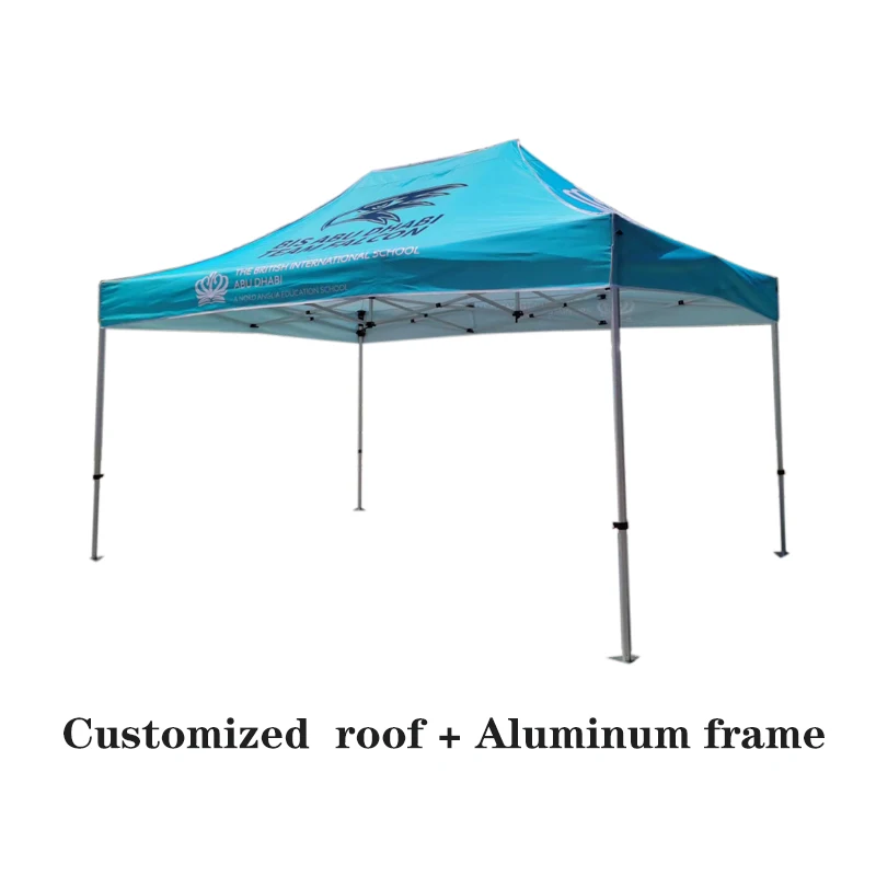 3*4.5M Folding Tent Aluminum Frame With Customized Logo Customized Color With Canopy Roofs And Tents Walls For Business Advertis