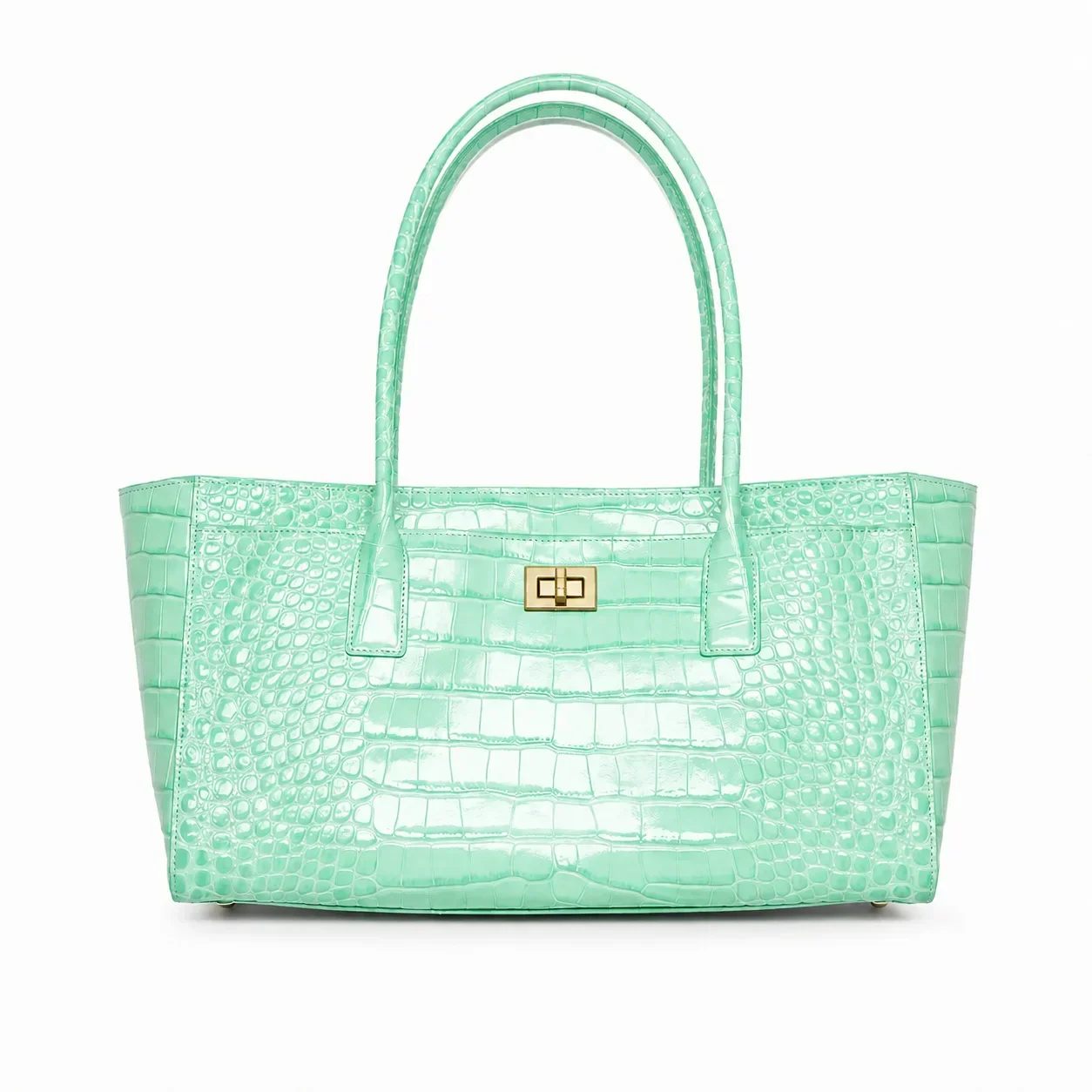 Vintage Alligator-Handtasche mit großem Fassungsvermögen, Designer-Damenhandtaschen, luxuriöse PU-Leder-Damenhandtasche, hochwertige Pendler-Taschen 2026 – Detail 8