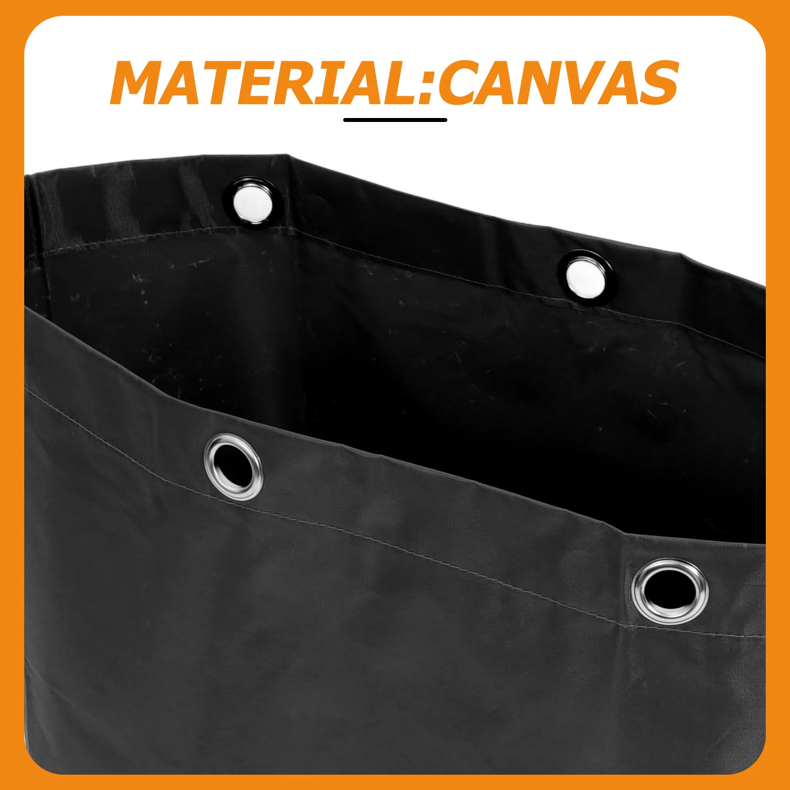 

Multifunctional Janitorial Cart Replacement Sturdy Trolley Hooks Trash Collecting Storage Bag For Housekeeping Carts Cleaning
