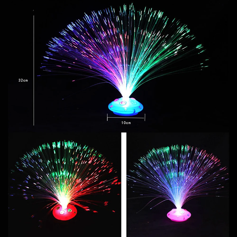 Multicolor Fiber Optic Lamp USB Starry Sky Light LED Luminous Desktop Light Creative Holiday Decoration Camping Atmosphere Lamp