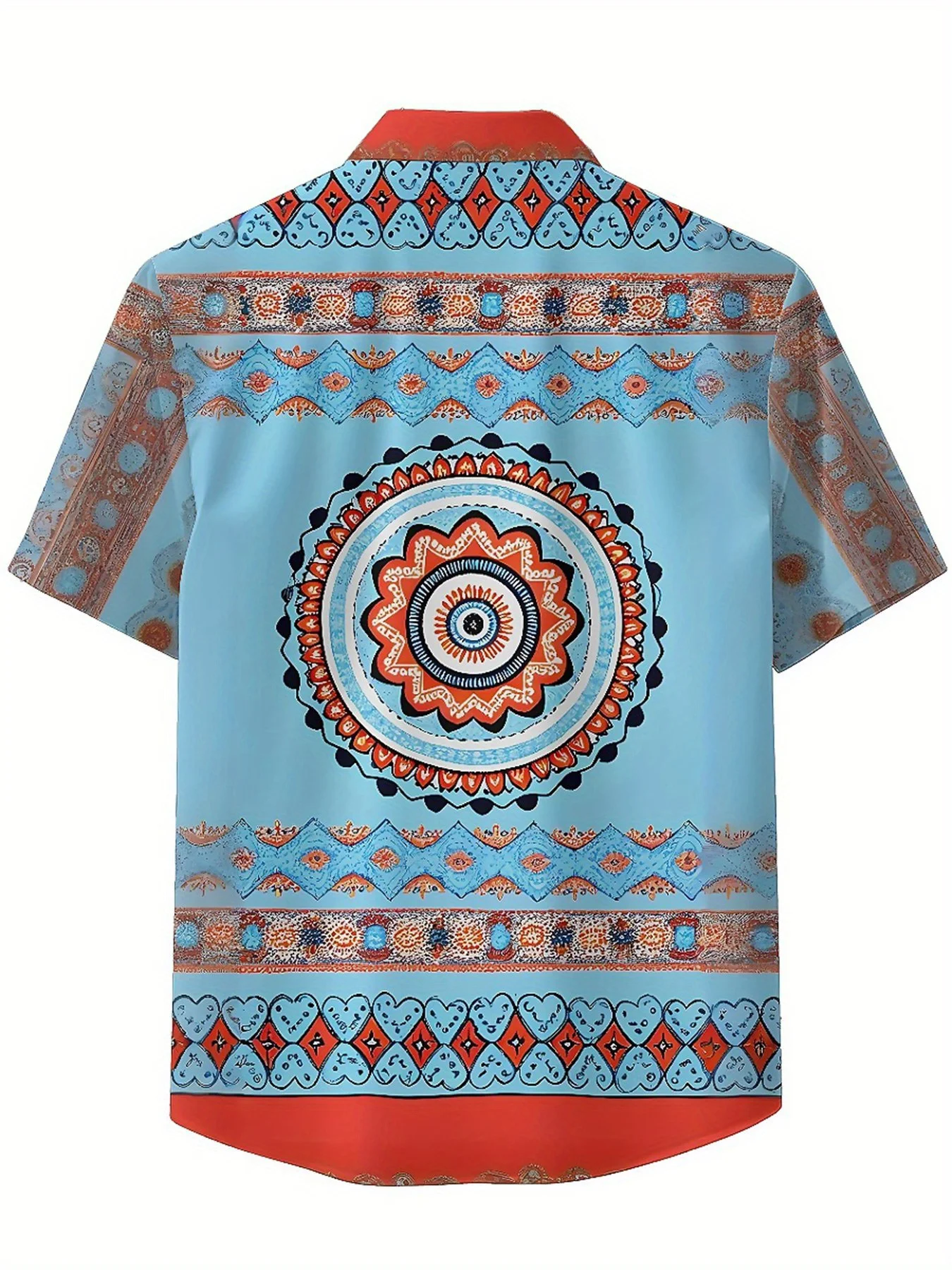 Мужские гавайские рубашки больших размеров с геометрическим узором, рубашки на пуговицах, повседневная одежда унисекс, летние топы