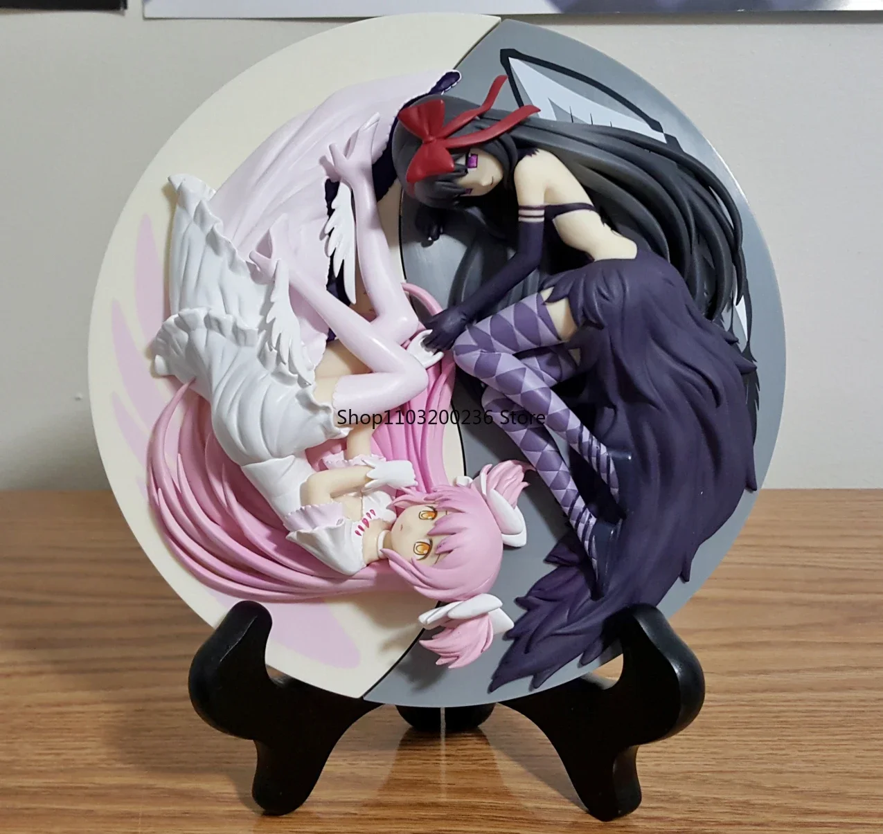 بانداي الأصلي SQ Puella Magi Madoka Magica Akemi Homura شيطان شكل أنيمي عمل نموذج لجسم الهوايات تحصيل هدية