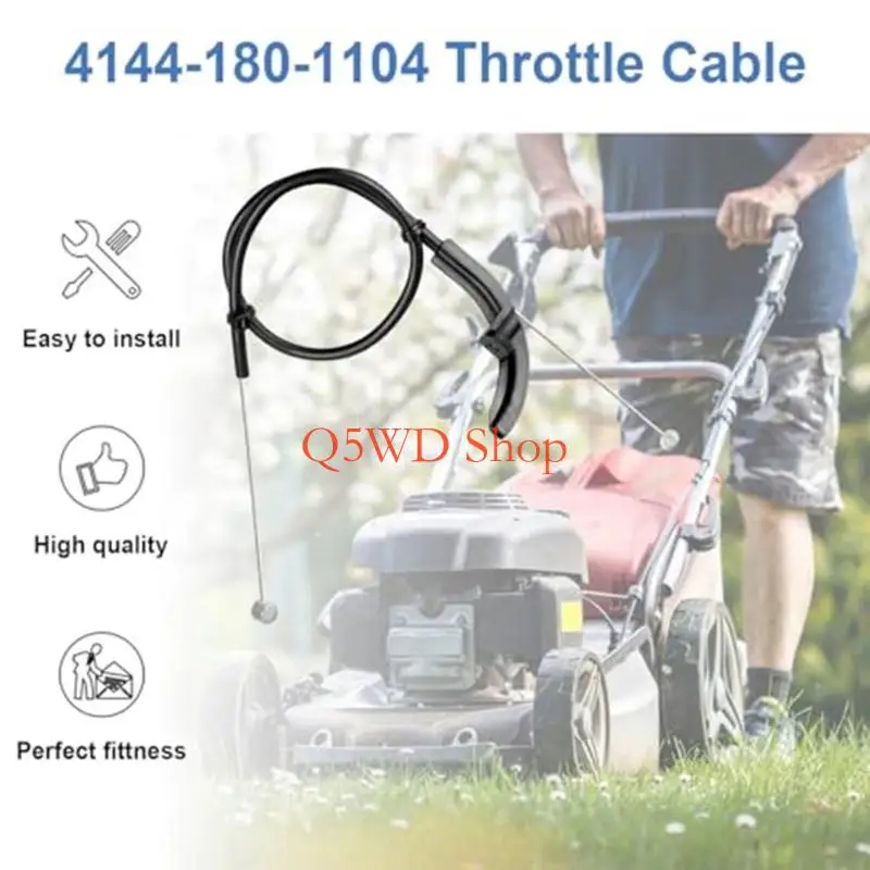 Q5WD Plastic Mower Throttle Cable 41441801104 for HT56 FS56RCE,FS70RCE, Models