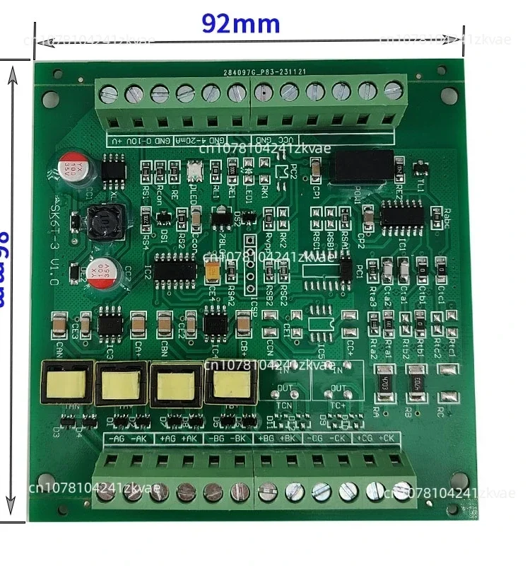 Open-loop Three-phase AC Thyristor Thyristor Phase Shift Trigger Control Board Driver Voltage Regulating Board Circuit Board