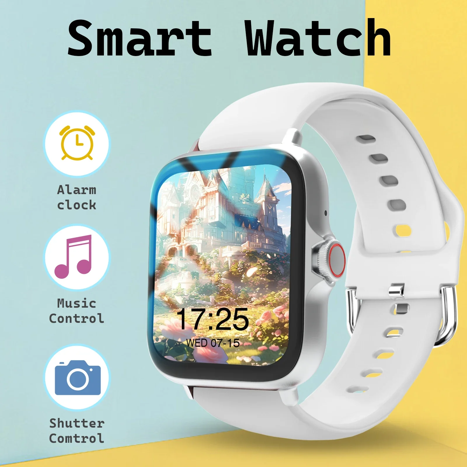 

Smartwatch, Wireless Calling/dialing, Message Reminders, Multi-sport Mode, Music Playback, Suitable for IPhone/Android