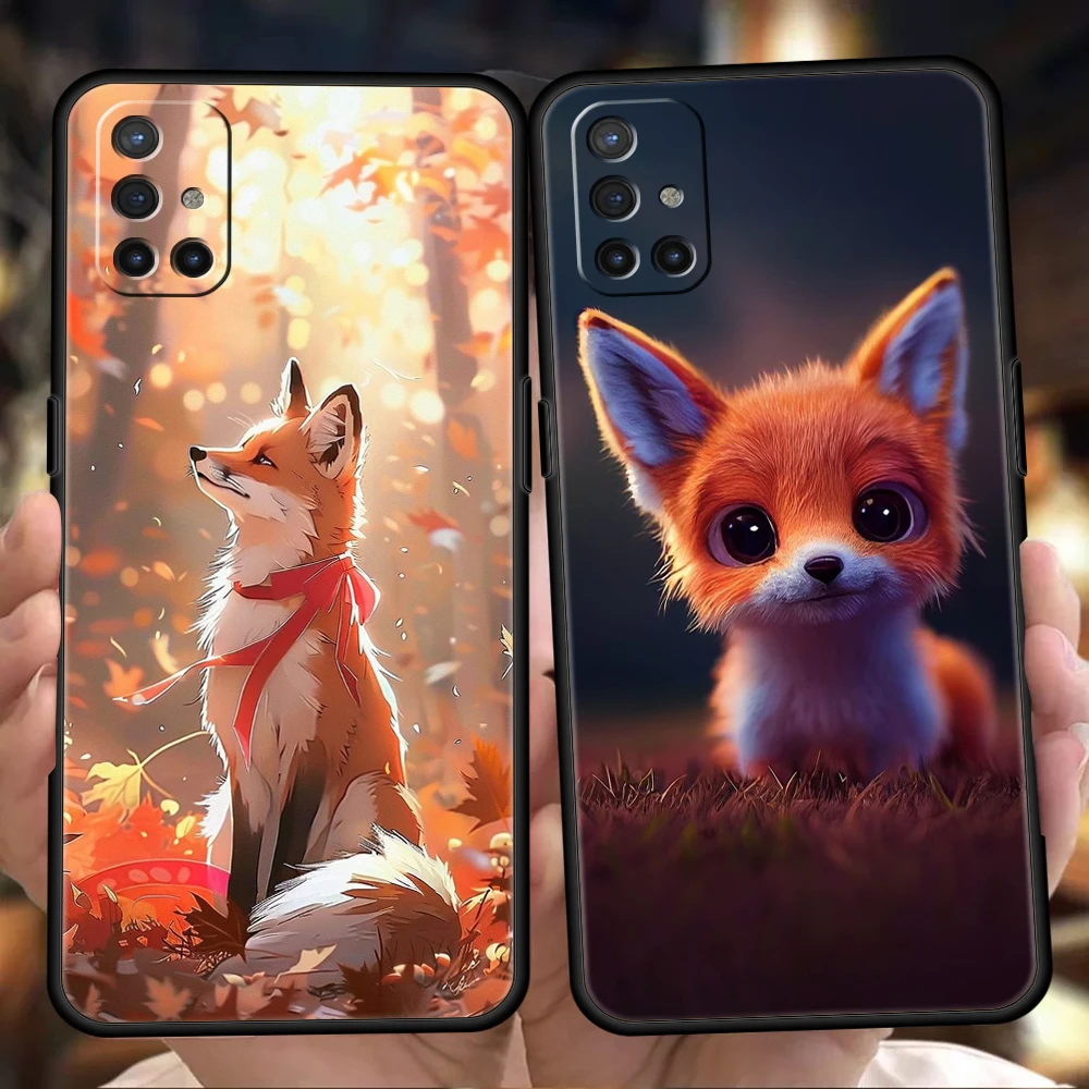 Cute Animal Fox Phone Case For Oneplus 10T 11 R10 Nord N100 N200 N10 10 7 8 9 7T 8T 9R 9RT CE 2 Z Pro 5G Soft TPU Cover Capa Bag