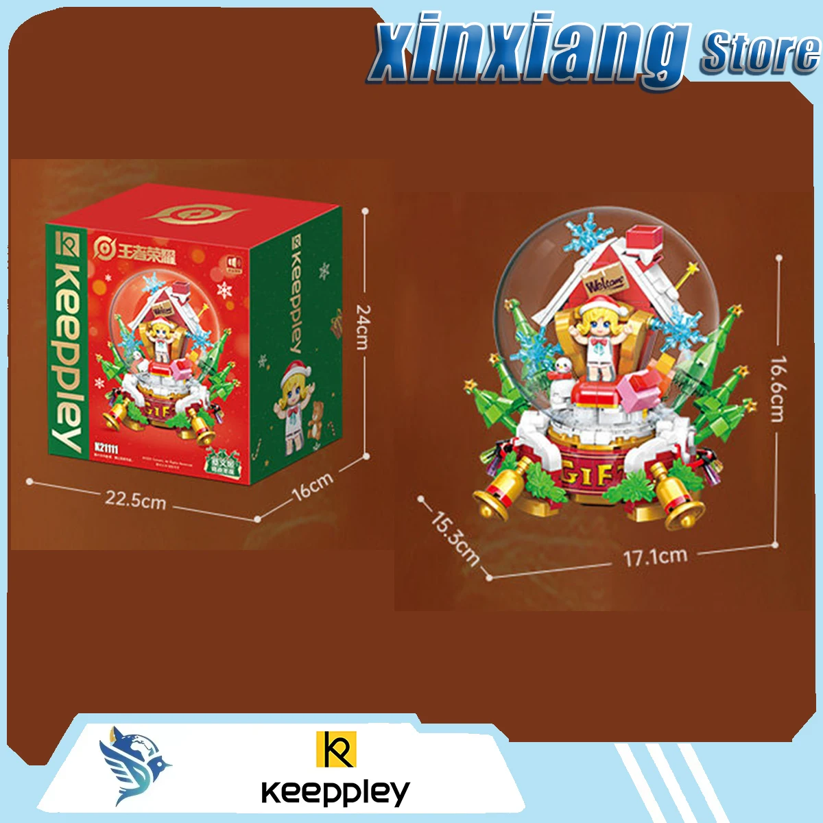 

Игрушки Keeppley "Kingdom Rush" и сопутствующие товары: Сборная модель Cai Wenji Toys Miracle Christmas, подарок, милые аниме-персонажи