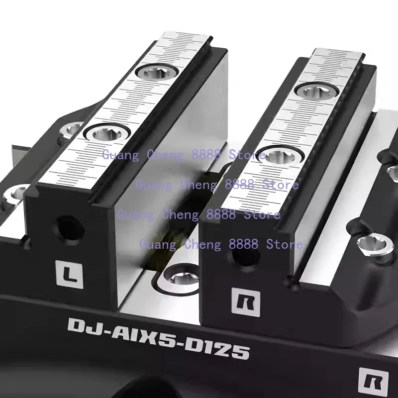 Four or Five Axis CNC Machining Center Disc Type Integral Self Centering Concentric Vise DJ-AIX5-D125