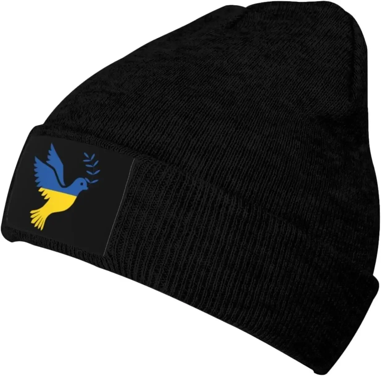 Support and Dove Pe-Ace Mens Winter Beanie Hat Skate Cap for Women Soft Stocking  Stretchy Warm Knit