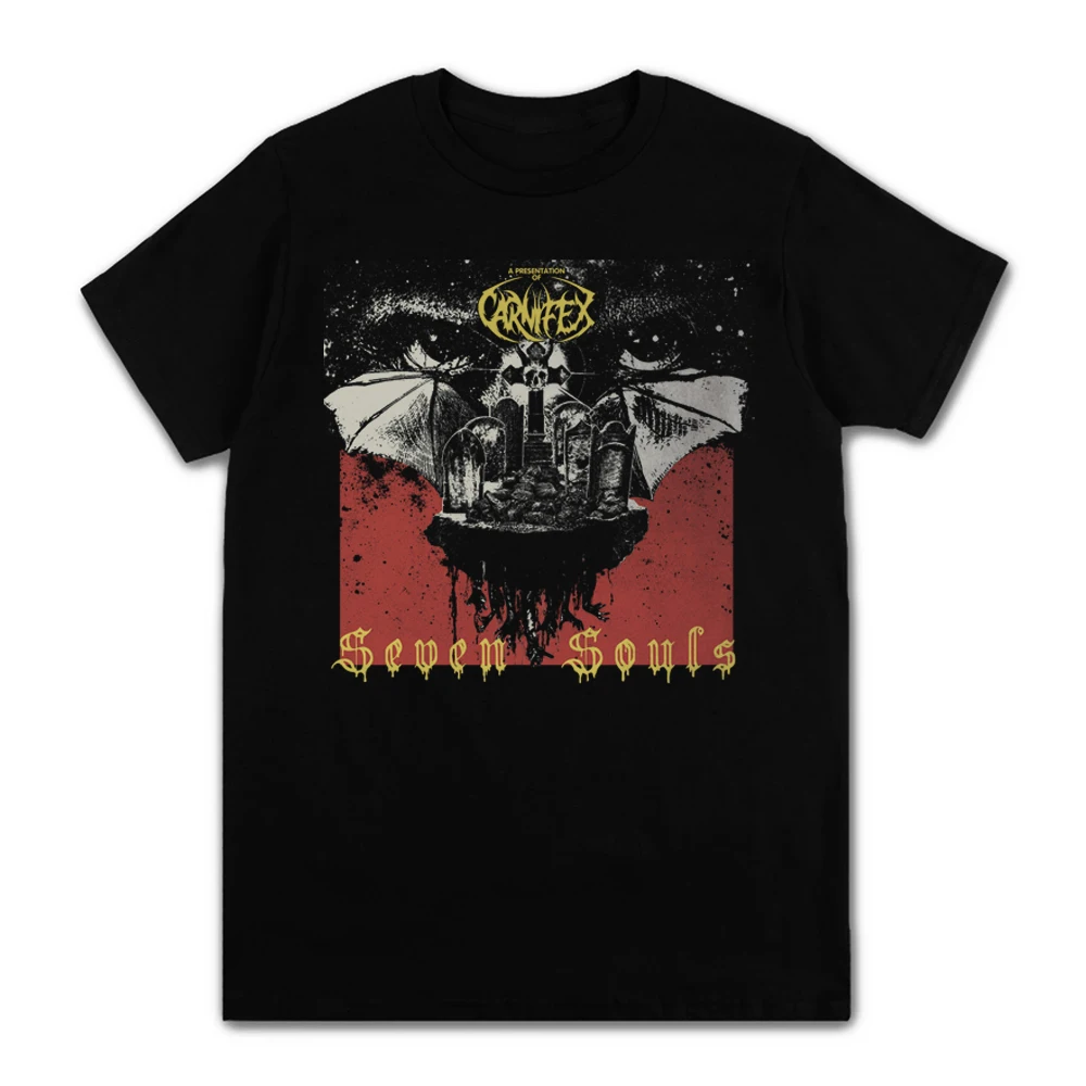 Retro Carnifex T Shirt Pure Cotton Death Metal Rock Band 2022 New Men/Women tshirts Casual Streetwear Tee Shirt Homme Harajuku