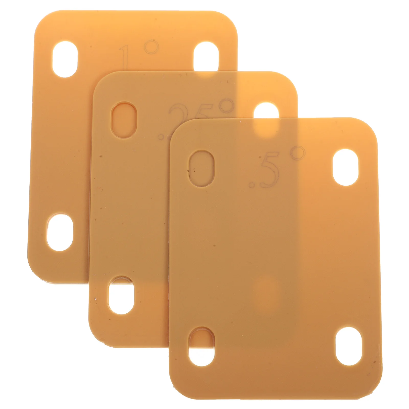 

3 Pcs Guitar Neck Gasket Bass Shims Accessories Kit Plate Acoustic Replacement Parts