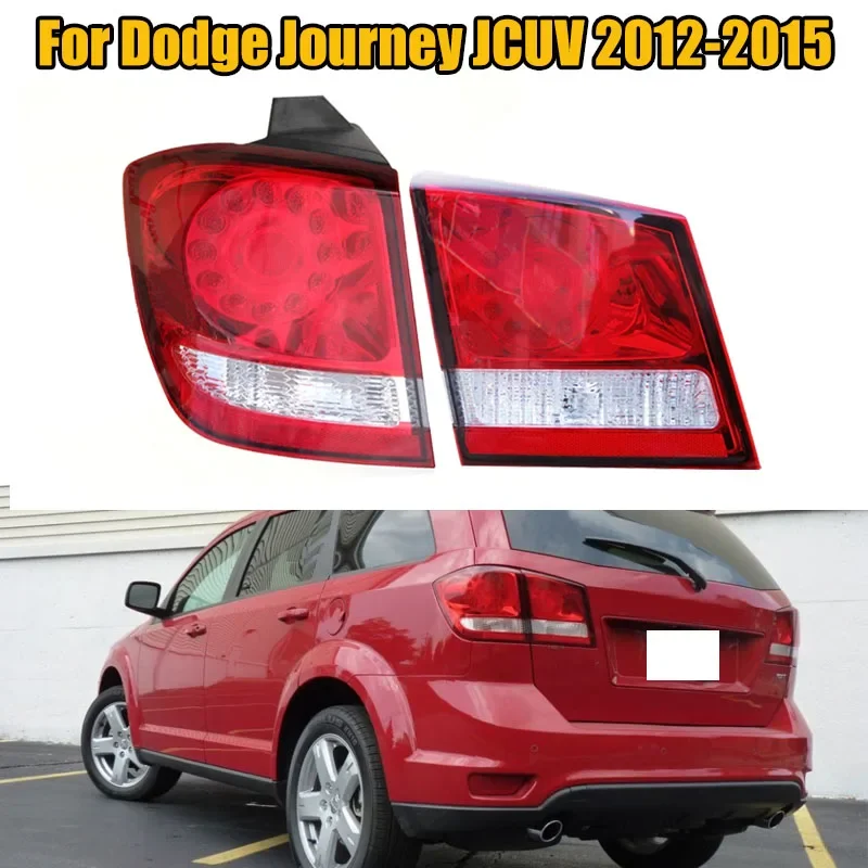 Outer Inner For Dodge Journey JCUV 2012 2013 2014 2015 LED Rear Tail Light Brake Turn Signal Warning Fog Lamp Car Accessories