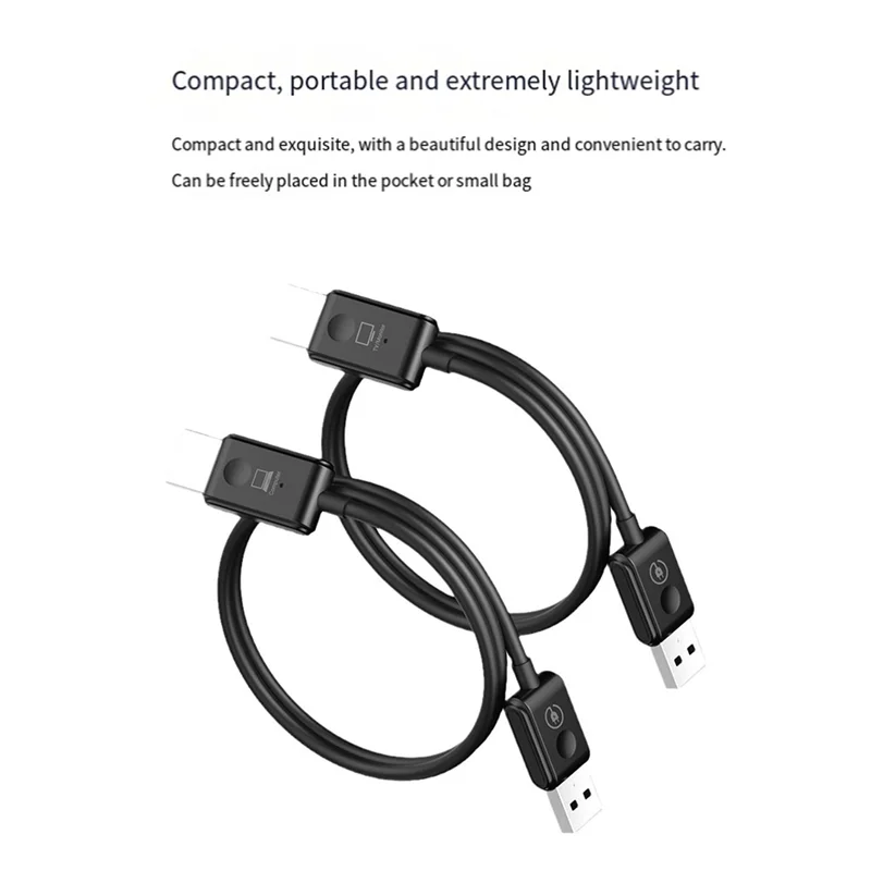 Y14A 1080P -Compatible Wireless Video Transmitter Receiver Kit 50M Range Plug & Play For TV PC Camera Monitor