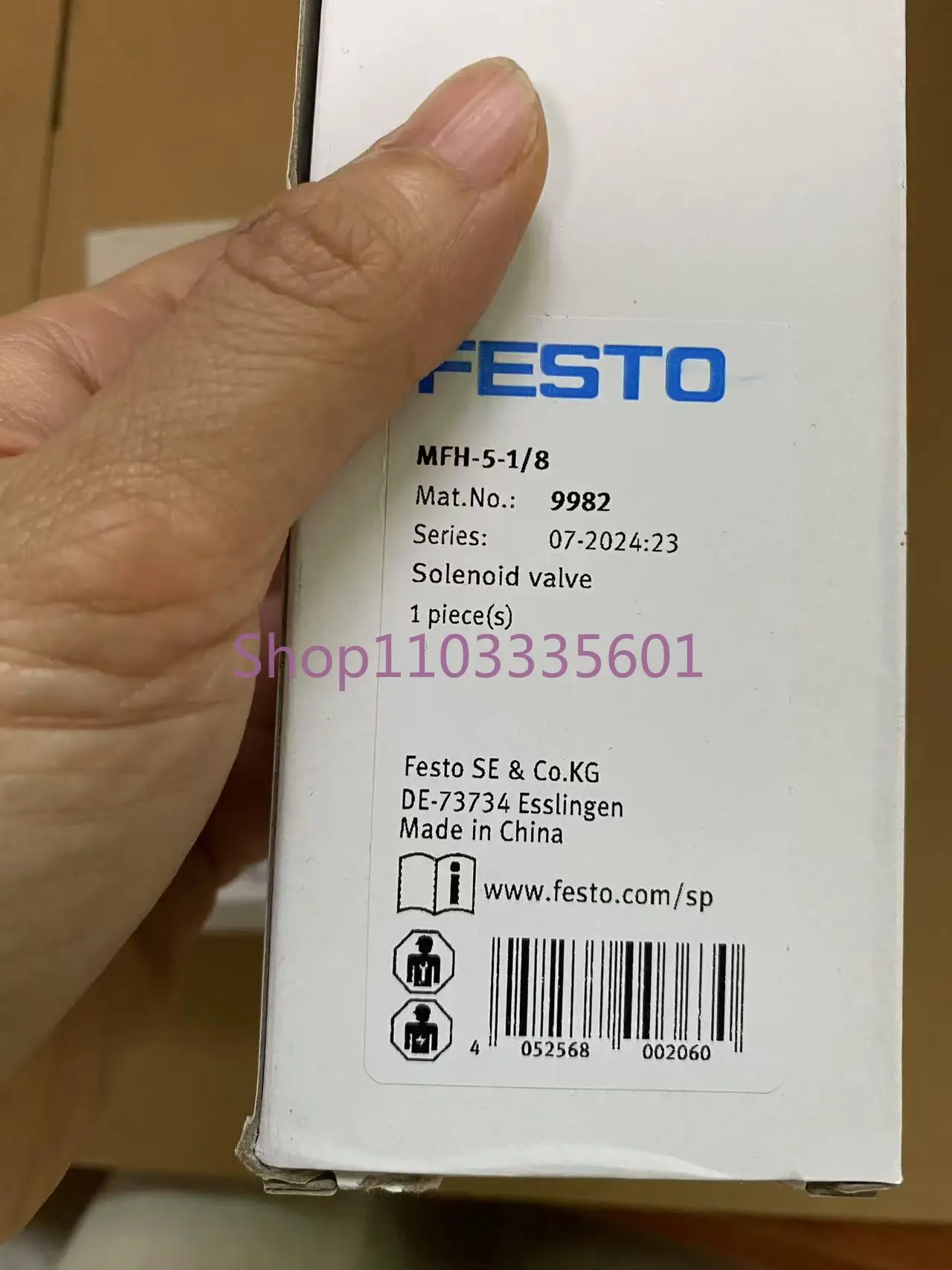 Two position five way solenoid valve  MFH-5-1/4-B MFH-5-1/8-B 15901/19758 MFH-5-1/8 9982 MFH-3-1/4 6211 MLH-5-1/8-B 533137