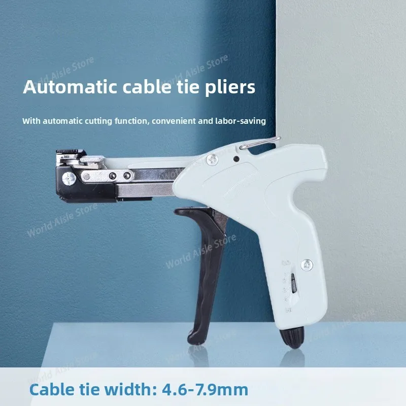 

Self-locking Cable Tie Gun, Cable Tie Binding Tool G338 Stainless Steel Tightening Machine, Tensioner, Labor-saving Clamp Type