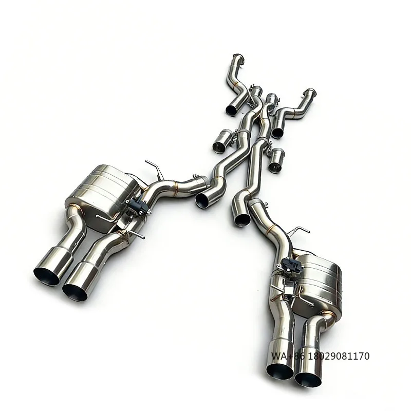 

OEM Valvetronic Catback Exhaust Pipes for M5 M6 E60 E63 E64 5.0L V10 2004-2010 Stainless Steel Muffler with Valve Exhaust System