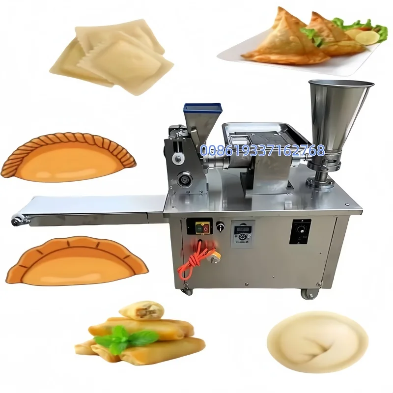 Full Pie Making Machine Automatic Dumpling Empanada Maker Samosa Making Machine Filling Gyoza Making Mini Ravioli Machine DDP