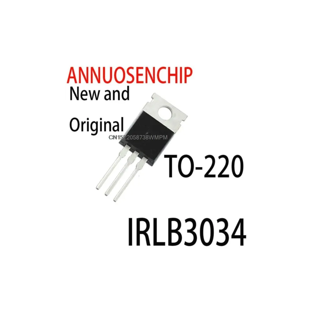 

50PCS New and Original IRLB3034PBF LB3034 TO-220 100% original KOR ( with black strip and in tube ) IRLB3034