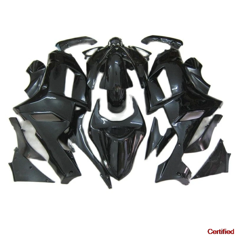 

ZXMT fairings kit for Ninja ZX 6R 2007 2008 ABS plastic motorcycle fairing kits ZX6R ZX 636 07 08 black bodyworks