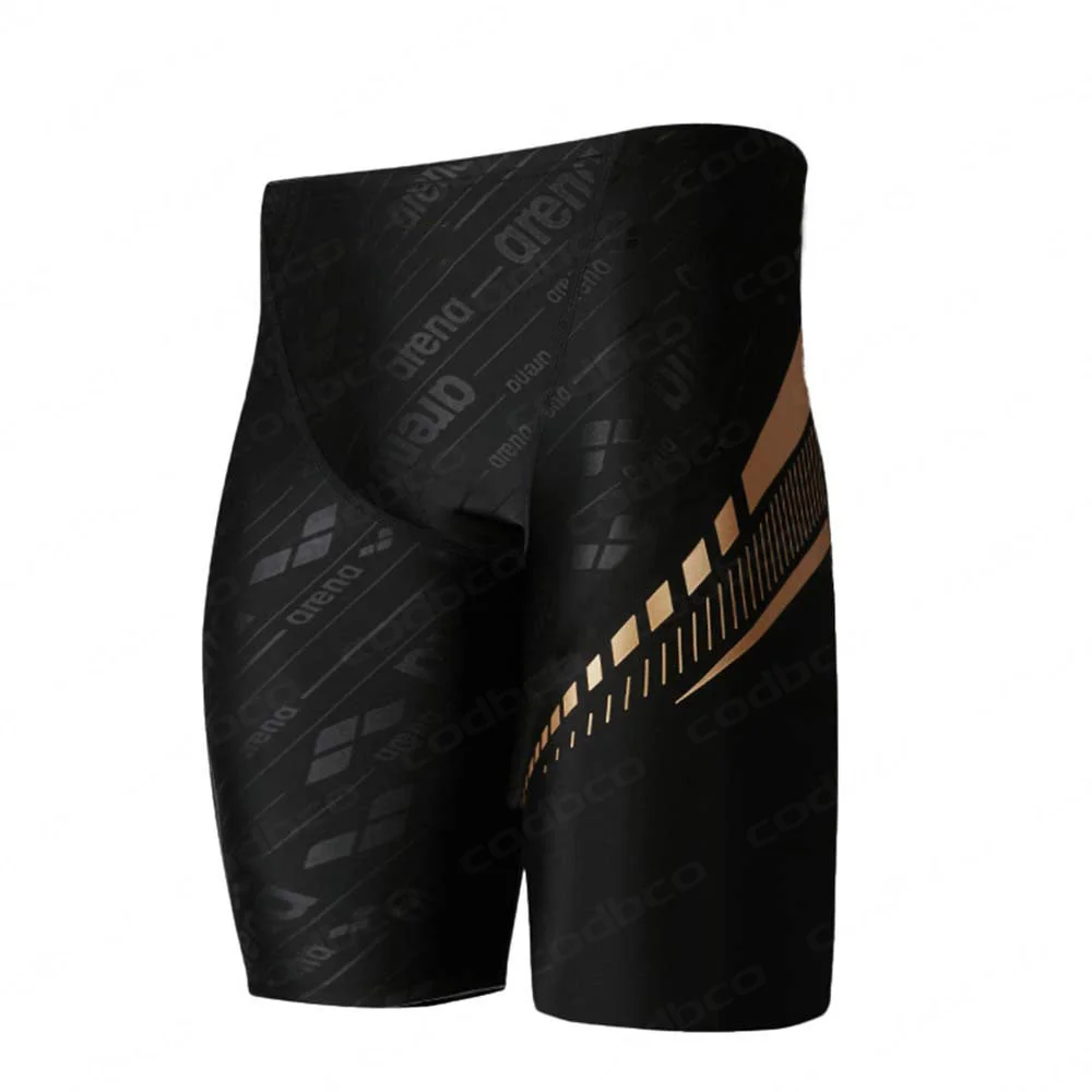 Neue Sommer Herren Schwimm störsender sportliches Training Badeanzug Shorts Badehose Strand Surf Störsender enge Shorts schnell trocknende Bade bekleidung