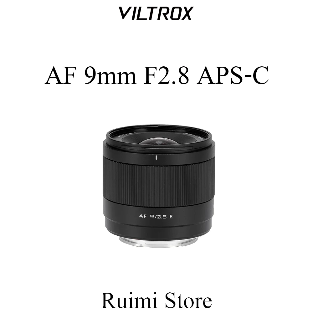Objectif APS-C à mise au point automatique Viltrox 9 mm F2.8 Air pour appareils photo sans miroir Sony E / NZ / XF Mount