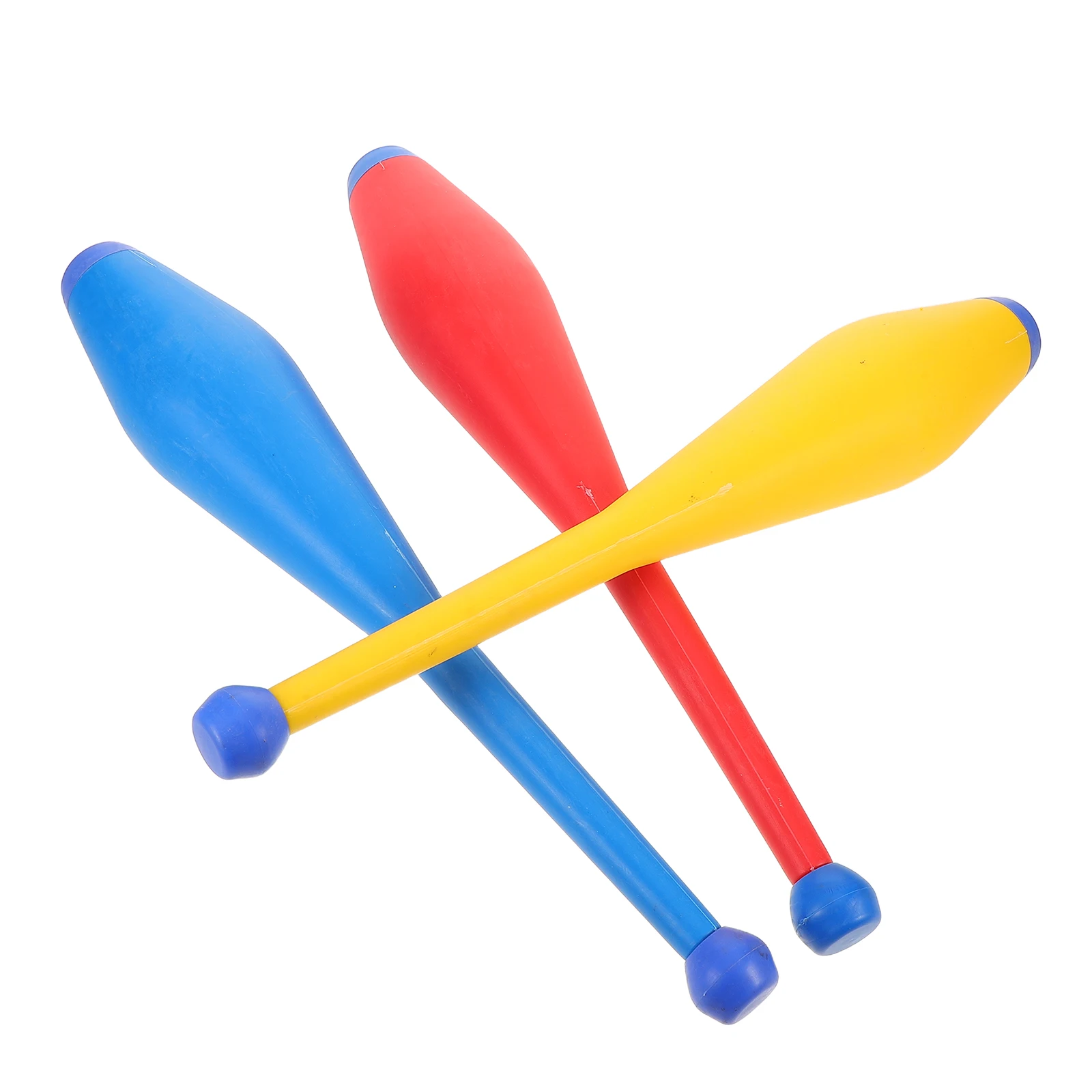

3 Pcs Stunts Acrobatic Supply Flower Sticks Juggling Stage Performance Outdoor Imagination Accessory Small Clubs