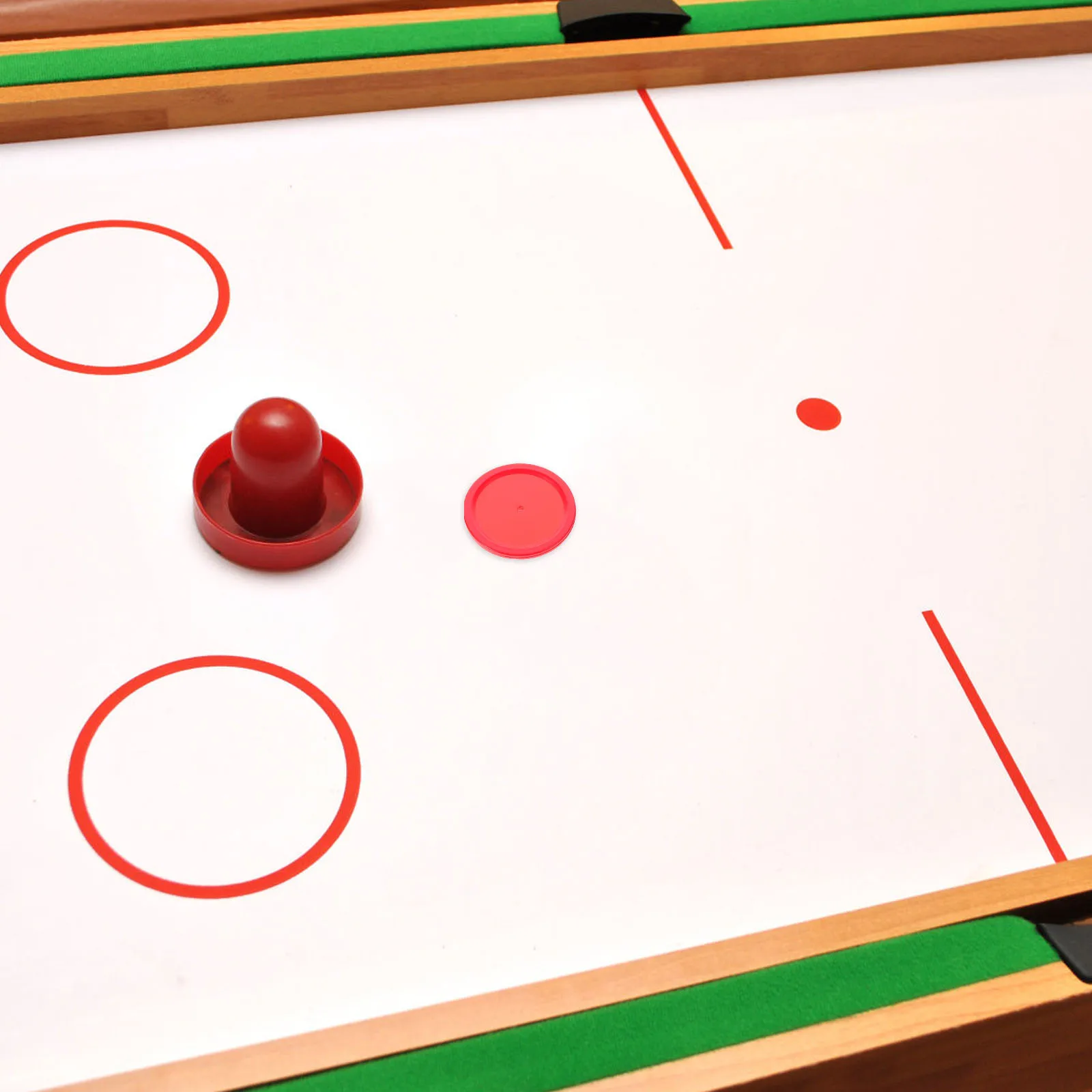 

6Pcs Ice Hockey Pucks Sturdy Structure Small Plastic Table Puck Enhanced Maneuverability Game Room Supplies Ice Hockey Pucks