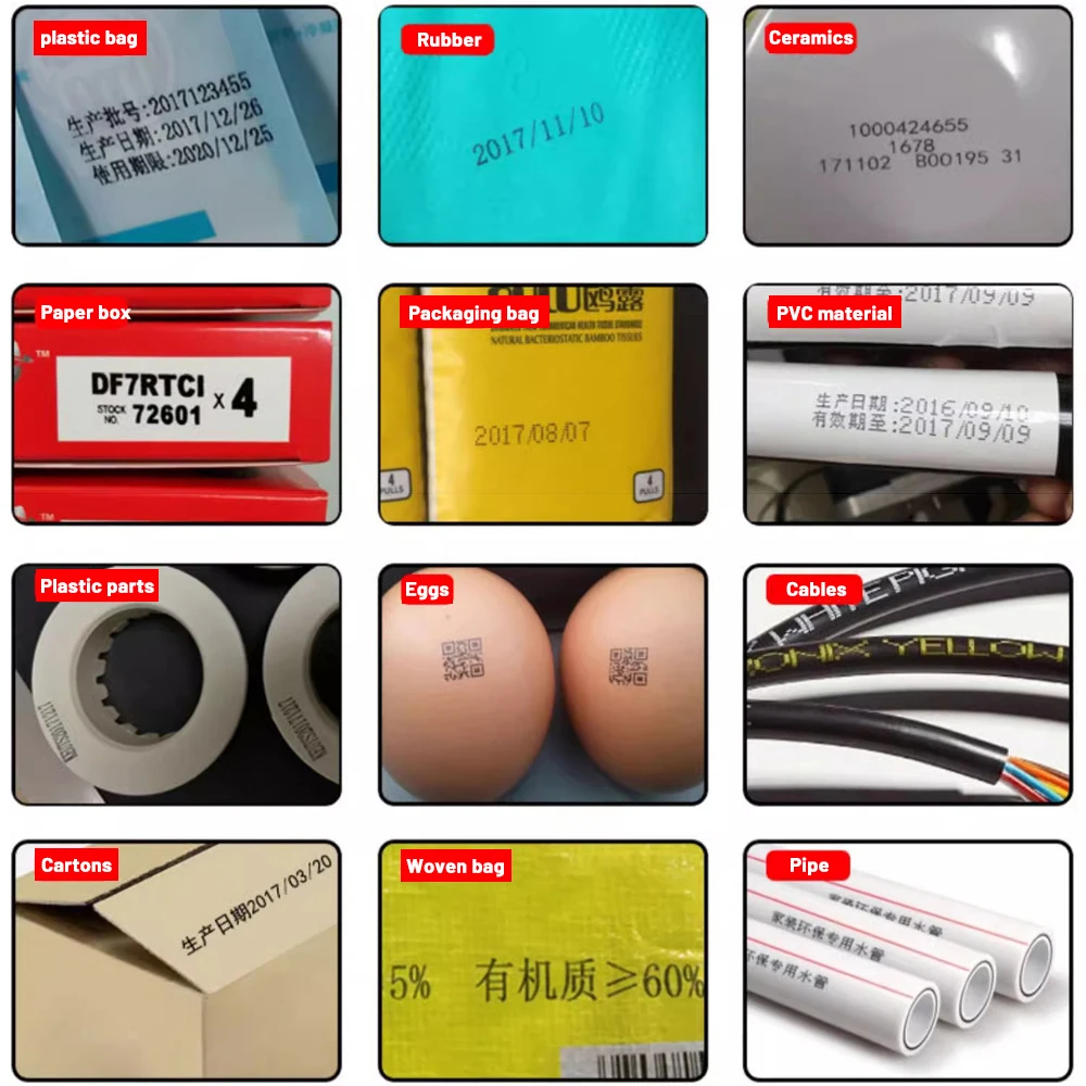 Imagem -04 - Tij-online Variável Inkjet Printer Data de Expiração Lote Código Automático qr Barcode Logo Mask Vidro Plastic Bolsa Cans Printer 7